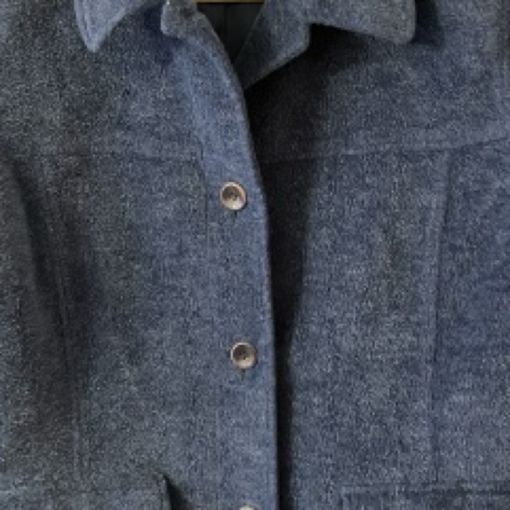 LL Bean Jacket, Sz M, Wool blend, NWOT, Insulated, Fleece feel, Cabincore - Picture 9 of 14